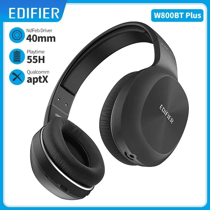 Наушники Edifier W800BT Plus Bluetooth -гарнитура беспроводные наушники Bluetooth 5,1 до 55 часов.