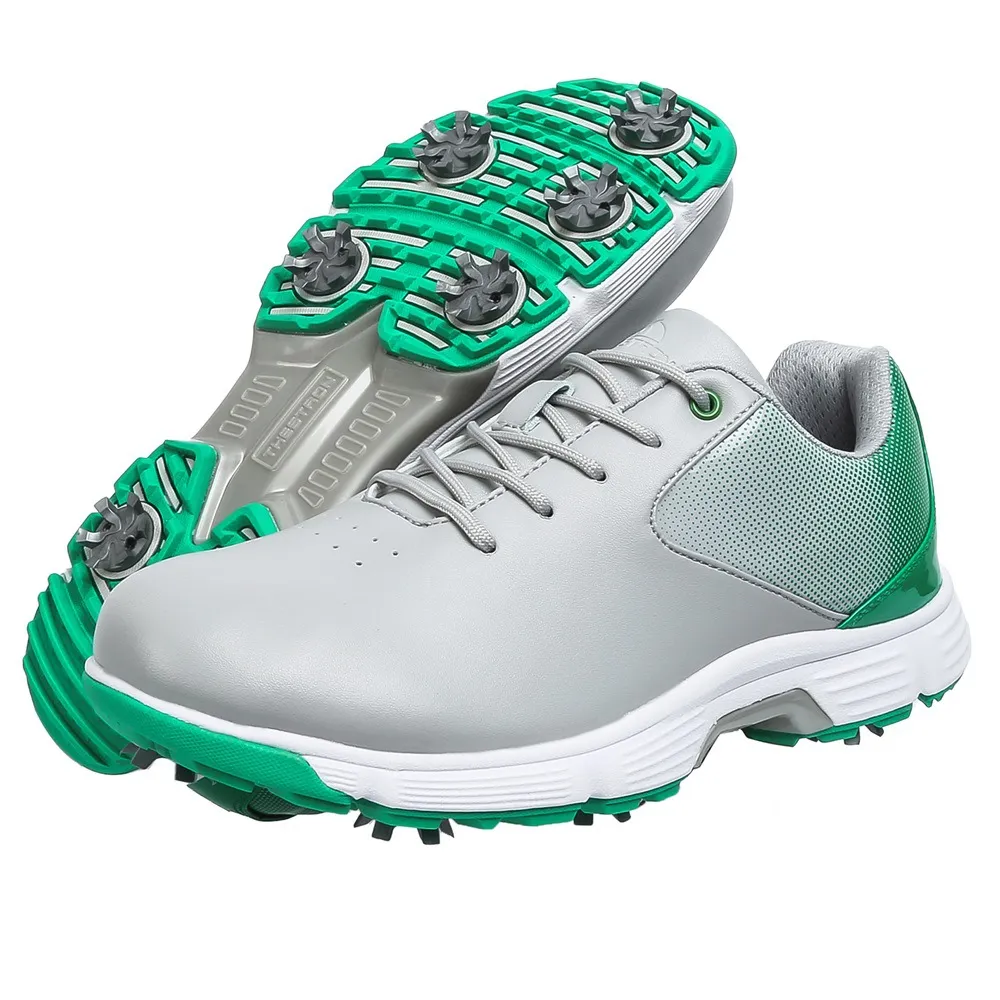 Waterproof spikes golf leisure training shoes cross-border plus size 40-48