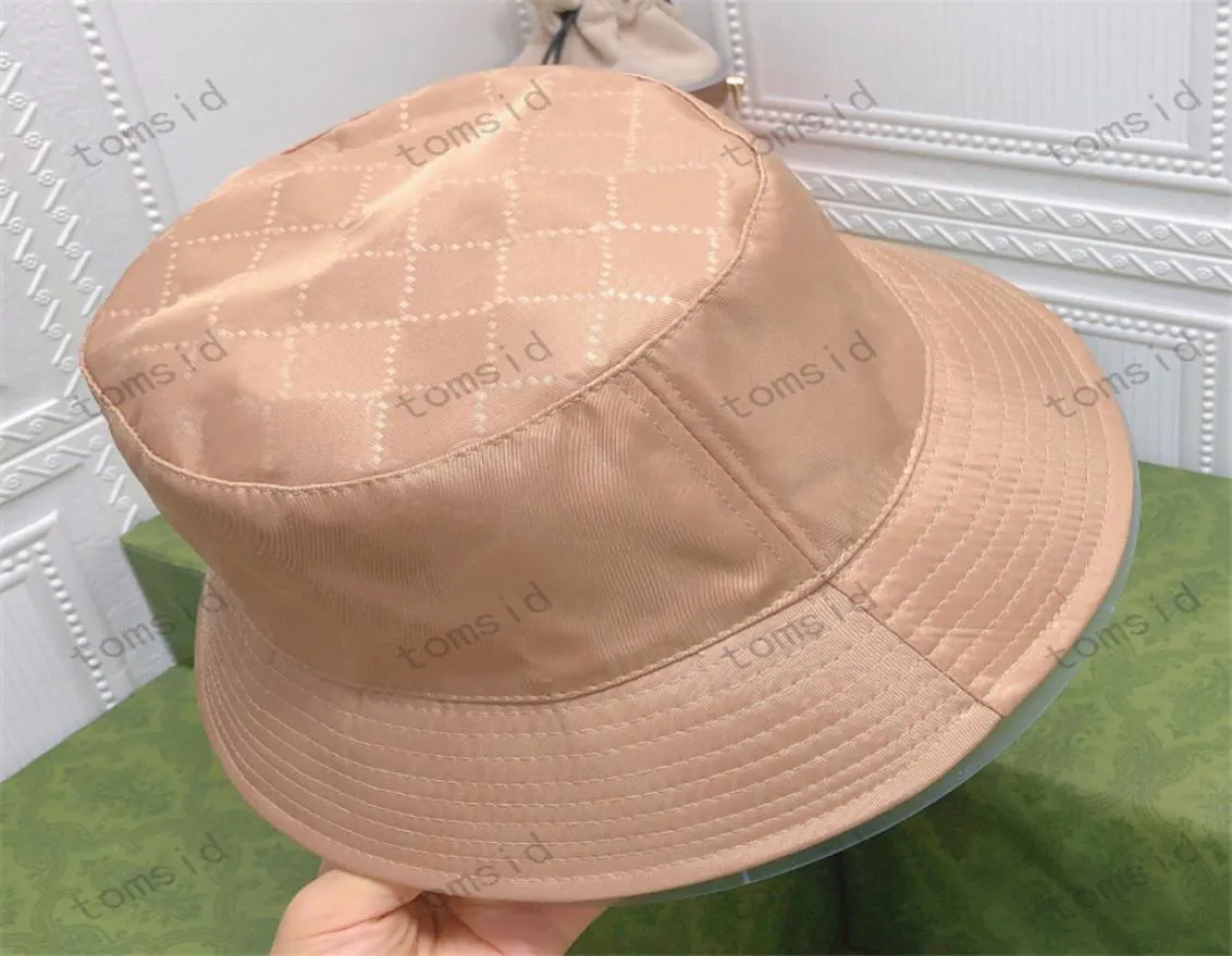 Dubbel bokstäver Herrkvinnor Designer Bucket Hat For Men Women Designers Sunhat Fashion Sun Hats Black Luxury Baseball Cap Ball Caps8177731