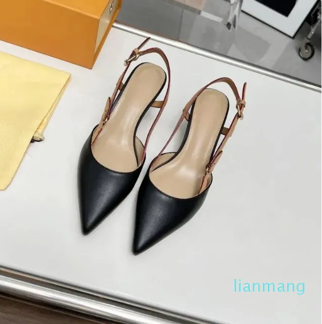 Dress Shoes 2023 Women's Formal Lining Leather Outsole Exquisite Fashion High-class Sense.