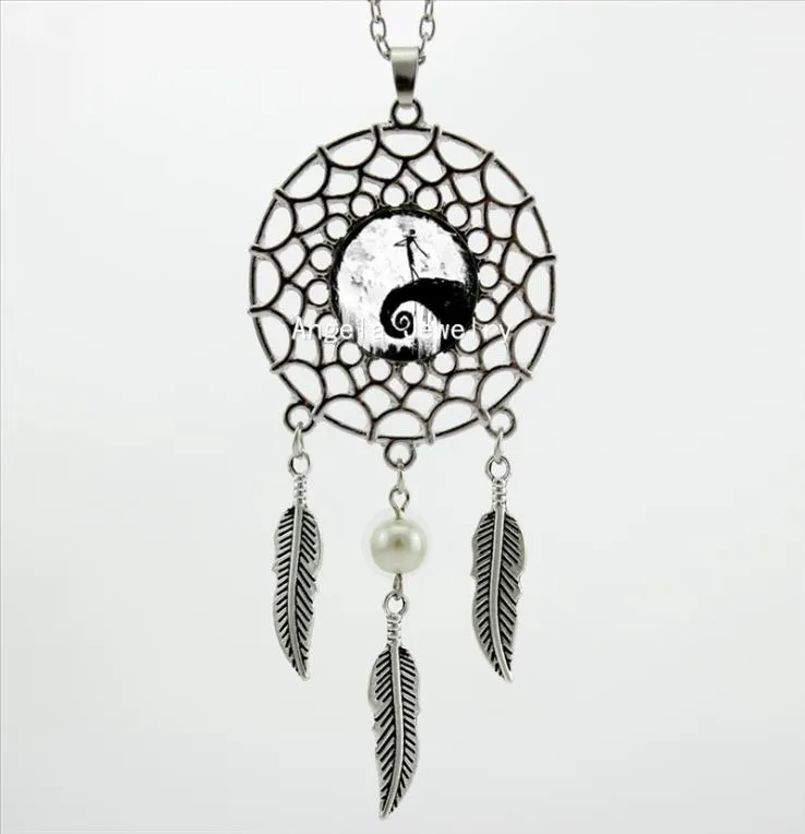 Trendy stijl Nightmare Before Christmas-ketting Nightmare Before Christmas-hanger Dream Catcher-ketting 9992935