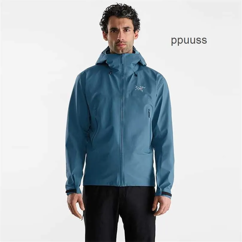 Men's Designer Activewear Arcterys Hoodie Jacket Coats Archaeopteryx BETA LIGHT Breathable Lightweight Windproof Waterproof Hard Shell Sprinkler BQLA