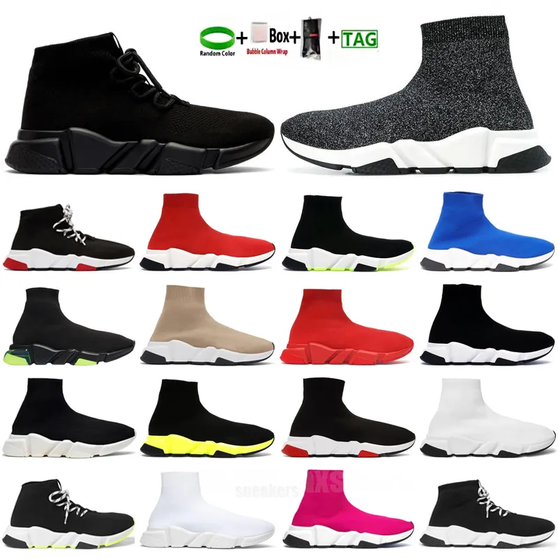 Platform Designer Sneaker Sok Snelheid 1.0 Casual Schoenen Heren Runner Master Dames Sneakers Klassieke Trainer 36-46