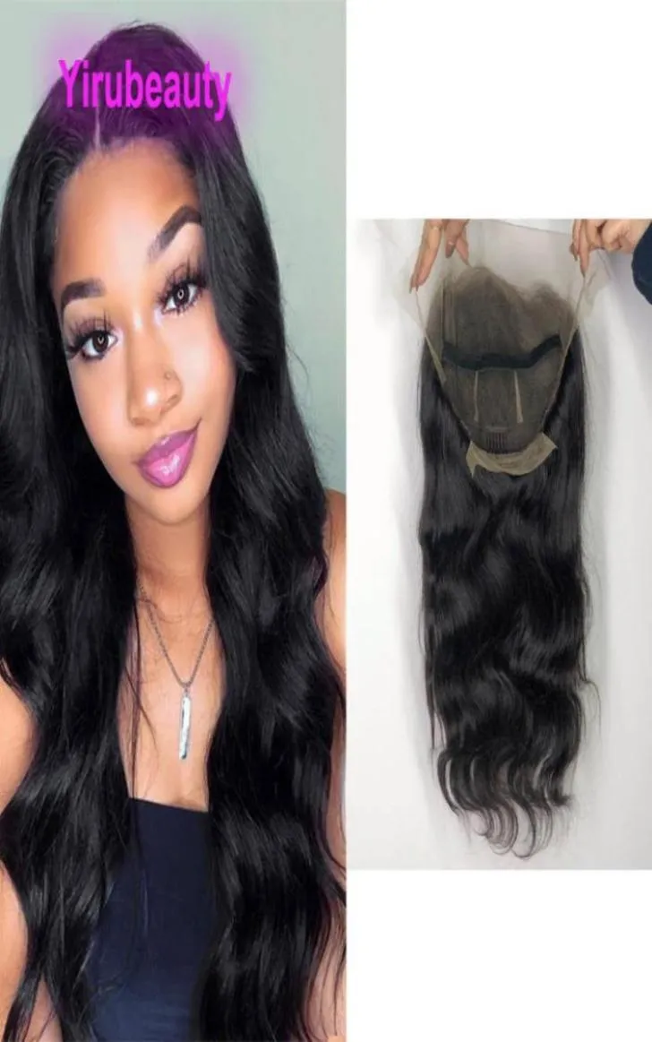 Yirubeauty Braziliaans Maagdelijk Haar 13X6 Kanten Voorpruik Body Wave 1230 inch Remy Natuurlijke Kleur Dertien Bij Zes Pruiken73589141747321