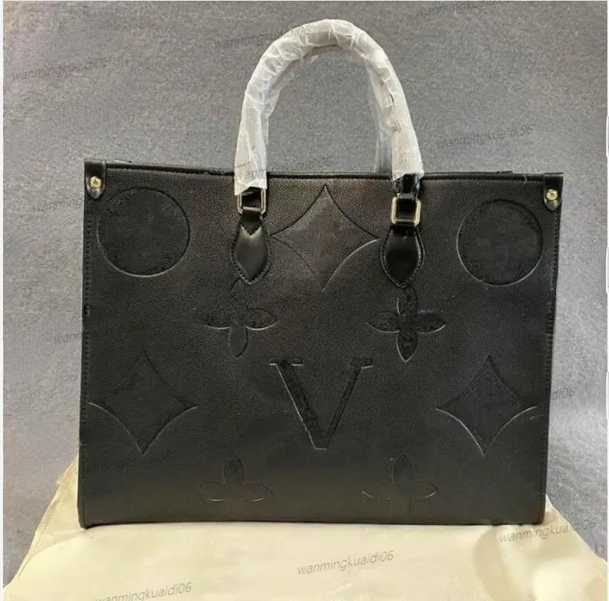 FASHION MM GM ONTHEGO WOMEN Luxurys Designers Bags Genuine Leather Lady ...