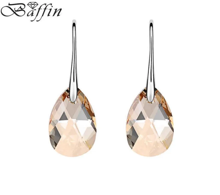 Original Crystal From ROVSKI Classic Drop Earrings Rhinestone Hanging Pendientes Jewelry Women Mother's Day Gift2744343