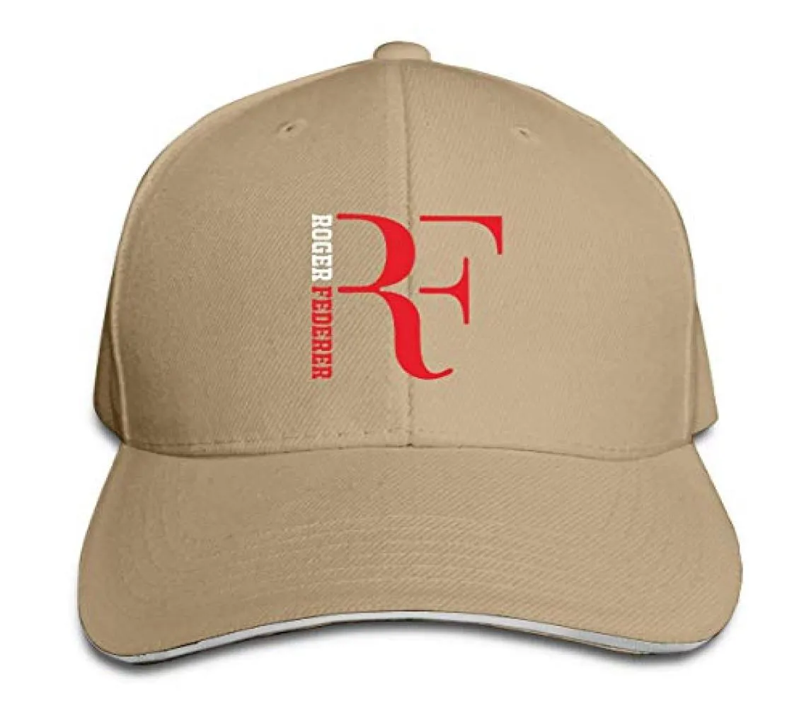 Unisex Moda Ayarlanabilir Rogerfederer RF Beyzbol Kapakları Spor Dışarıda Summer Hat3122651