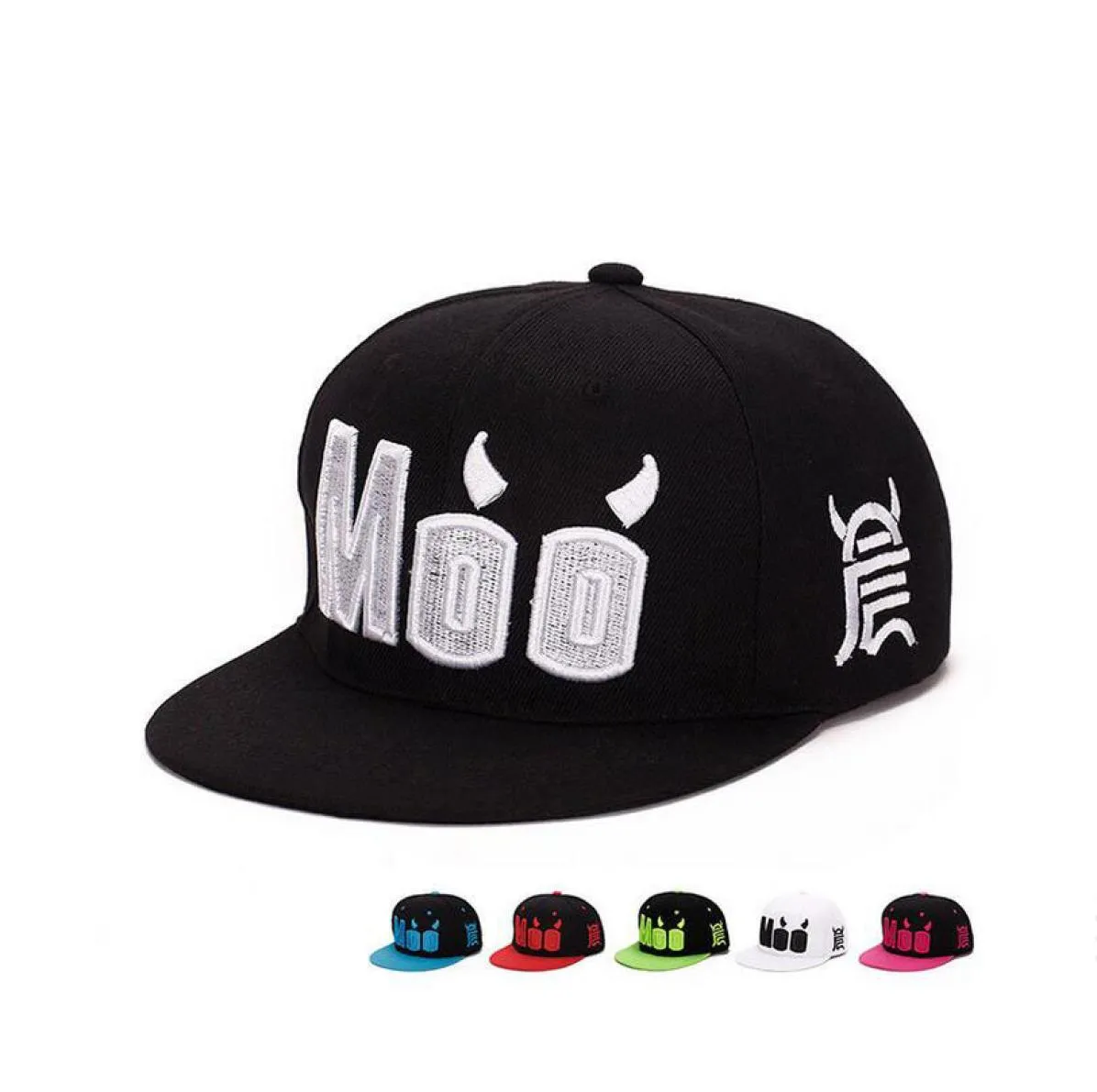 Running Brothers Baseball Cap Big Black Bull Samma modell Moo Street Dance Hat GSXH019 Fashion Accessories Hip Hop Hats2291642