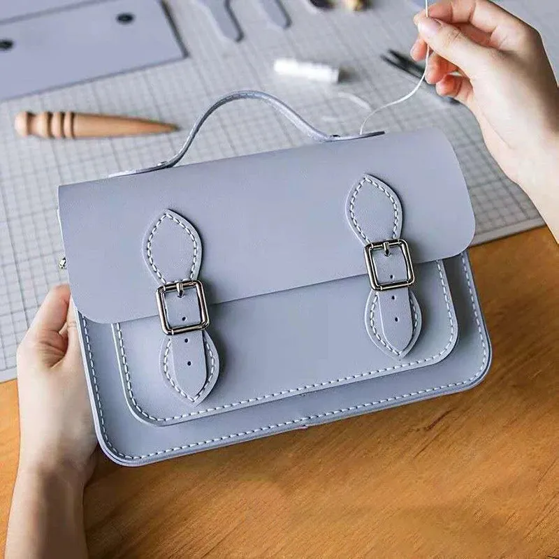 Creatieve Tas Maken Materialen Pakket DIY Tas Handgemaakte Accessoires Handwerk Zelfgemaakte Damestas Leer Materiaal Praktisch 231226