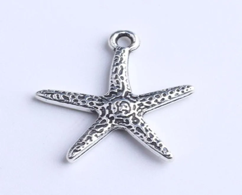 Silvercopper retro Floating Charms Starfish Pendant Manufacture DIY jewelry pendant fit Necklace or Bracelets charm 600pcslot 104502726