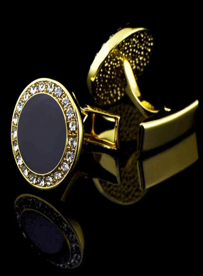 Kflk Jewelry French Shirt Cufflink For Mens Cuffs Link Button Male Gold High Quality Wedding4566784