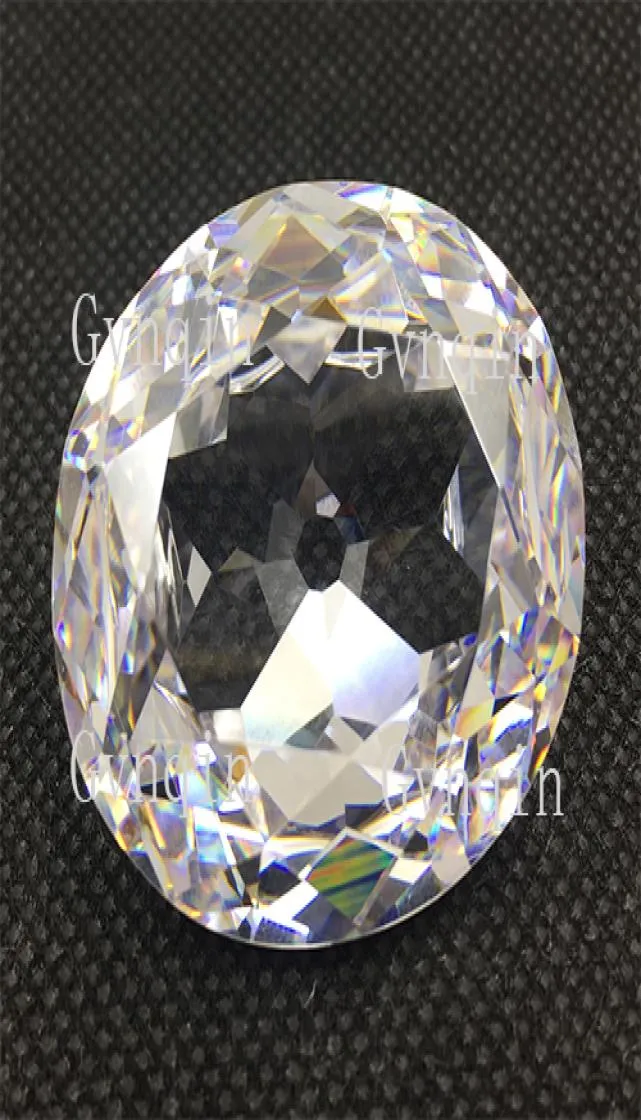 av DHL White Oval Kohinoor Modern Diamond Loose Cubic Zirconia Gem Stones9320699