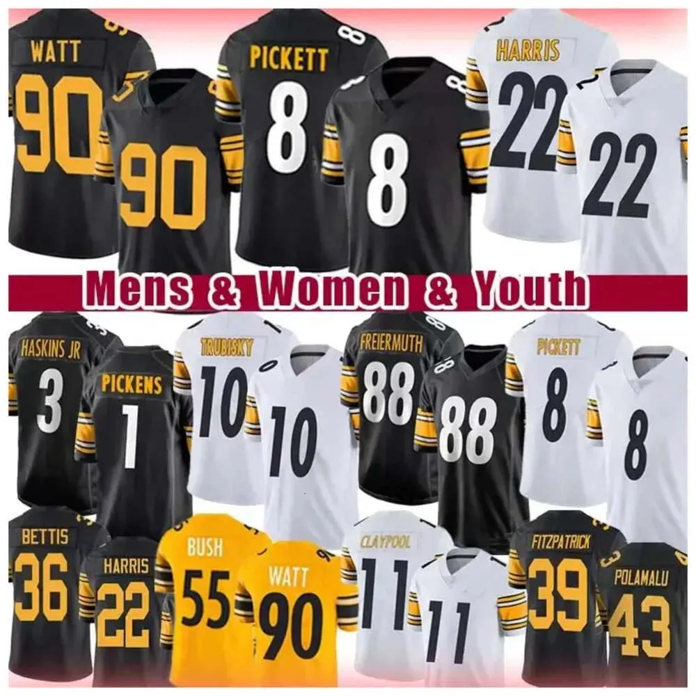 Tops SL Kenny Pickett Steeler Fútbol Americano Joey Porter Jr. Minkah