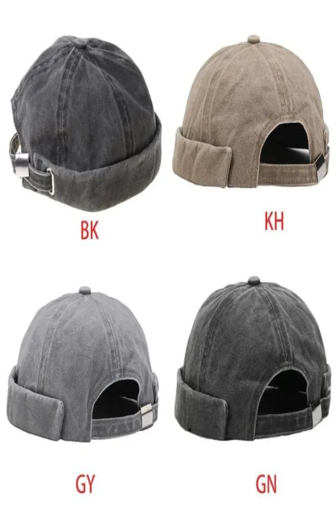 Chapeau Hip Hop Vintage de danse de rue, bonnet de Melon réglable sans bords pour hommes et femmes, Caps3444380