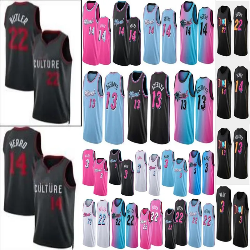 Miamis Heats Basketball Jersey 7 13 55 Jimmy Butler Dwayne Dwyane Wade Tyler Herro 2021 2022 Nowy 22 3 14 Kyle Lowry Bam Adebayo Duncan Robinson