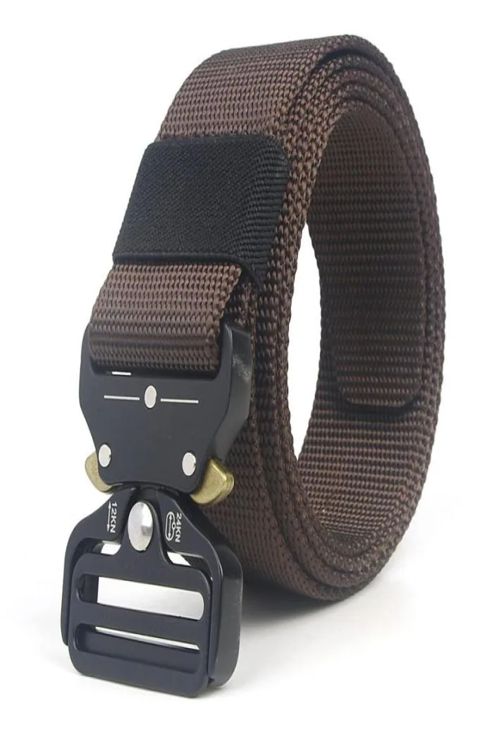 Cintura tattica militare Uomo Jeans Uomo Militare Casual Tela Weing Nylon Duty Strap6084827