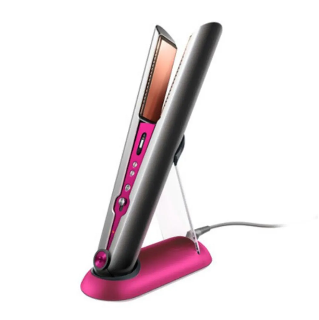 قطرات أعلى الشعر ، reustener 2 في 1 Curler Hairstraightener Rosepink Fuchsia Color Bock مع جودة عالية 2345613