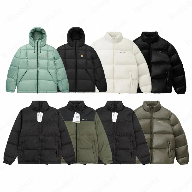 Mens Designer Carhart jaqueta com capuz Carhart puffer jaqueta feminina quente Parka Tendência Jaquetas de Inverno Outwear Casacos Grossos