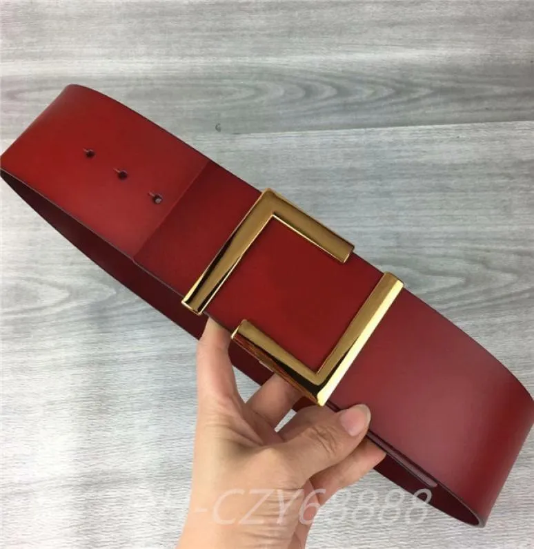 2021 Fashion Evening Dresses Belts For Women Big Buckle Belt Top Designer Womens äkta läderbältesbredd 70 cm1953600