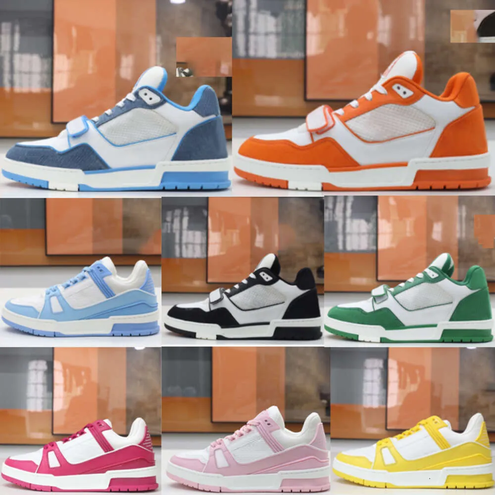 Designer Schoenen Heren Sneakers Leren Schoenen Vintage Basketbal Platform Sneaker Dames Trainers Rubberen Zool Schoenen Met Doos 36-45 486