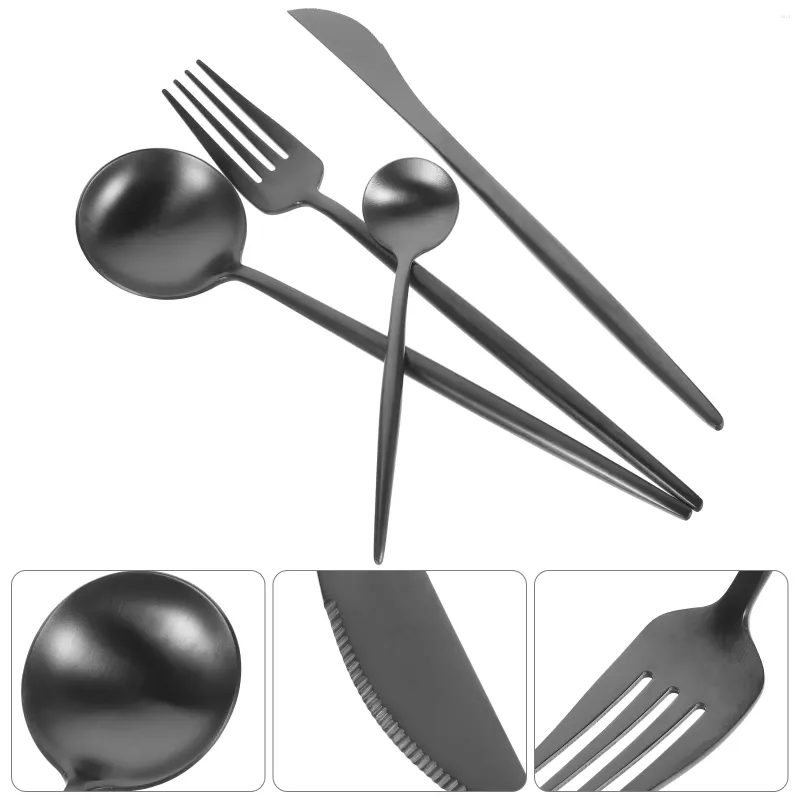 Servis uppsättningar 1 set matbordsbordssats för metallgaffel gaffelbordsfest måltid servering