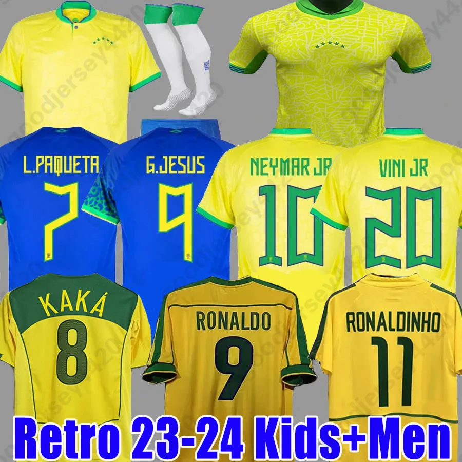 Brasil Retro Ecuador National Team Jersey CASEMIRO, VINI JR