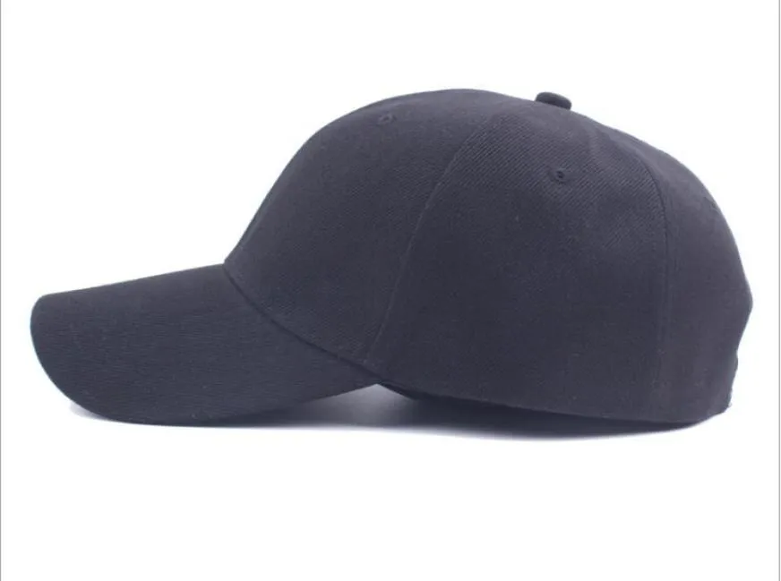 Casquette de Baseball unie pour hommes et femmes, unisexe, visière incurvée, chapeau HipHop à visière réglable, couleur unie, ps01585156338