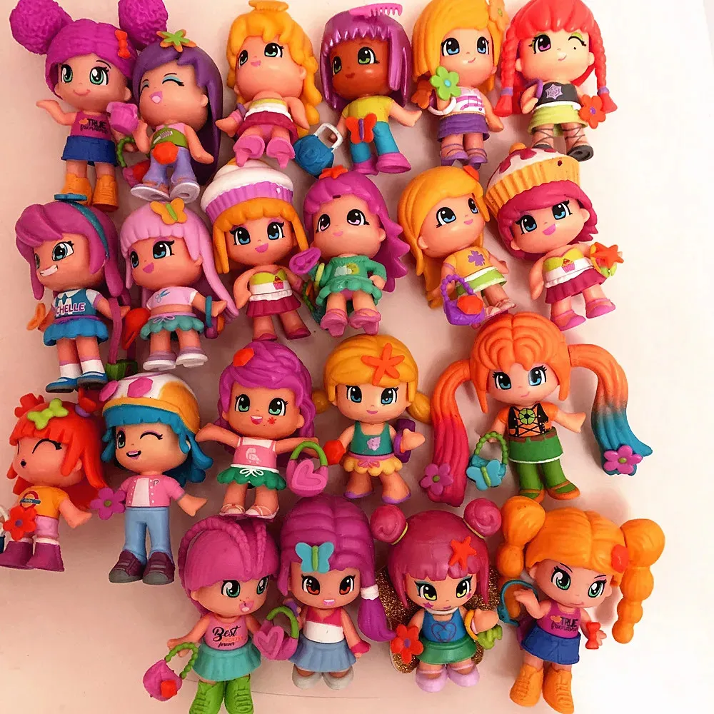 5 15pcs DIY Doubleface Pinypon Action Figure Dolls dla dzieci Cartoon Odłączona figurka Figuras Birthday Birthday Gift Losowy wysłanie 231225