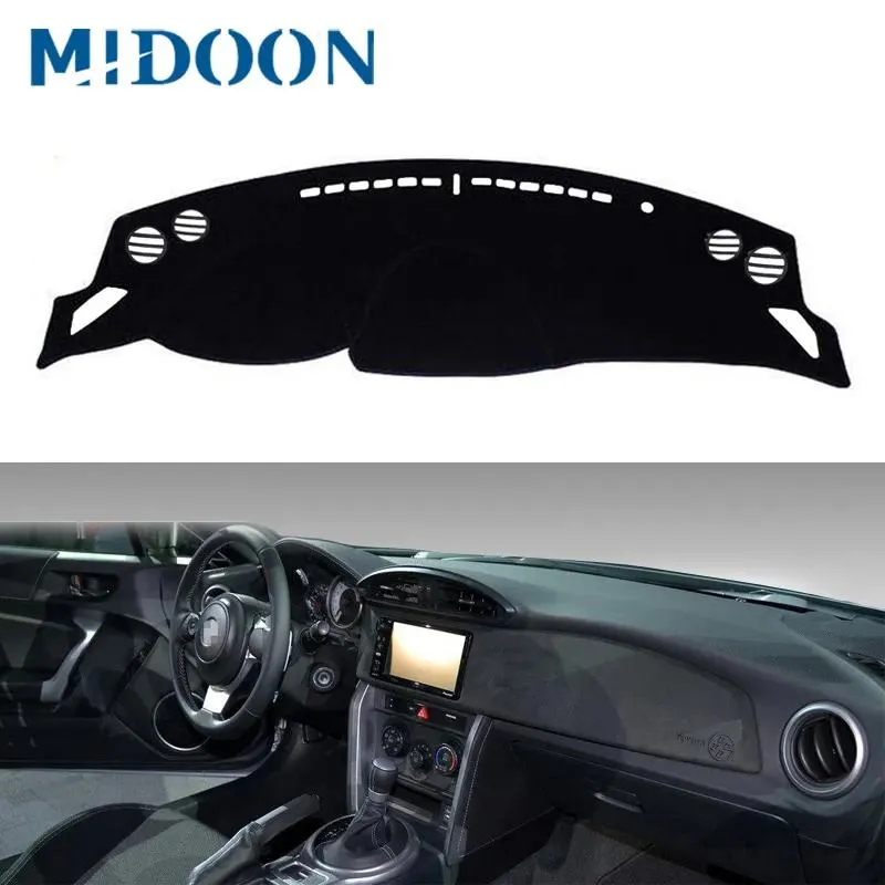 Tillbehör Midoon Car Dashboard Cover Dash Mat Dash Pad Carpet DashMat Antiuv för 86 GT86 FT86 BRZ 20122015 2016 2017 2018