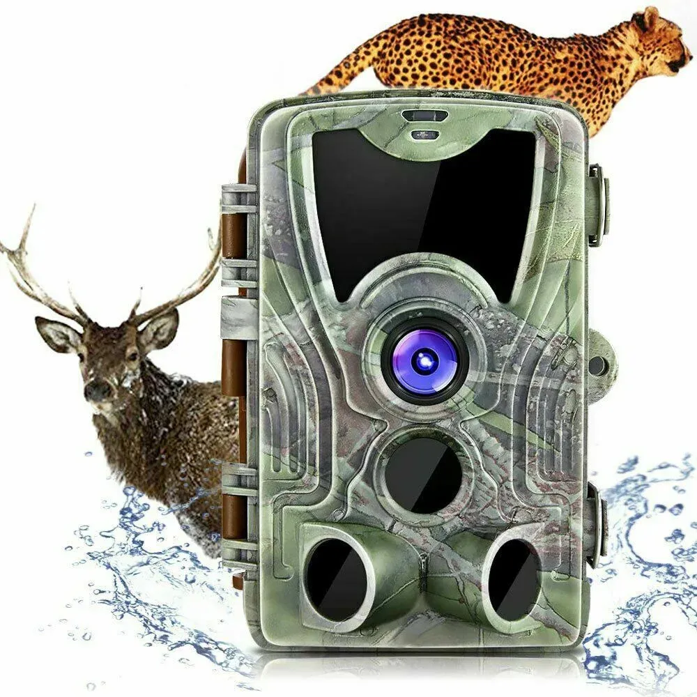 Caméra de chasse extérieure 20MP 1080P HD Vision nocturne Po Surveillance vidéo caméra de suivi de la faune IP66 étanche Po pièges Cam 231225