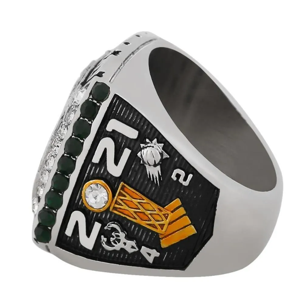 de Bucks 2021 Wereldkampioenen Team Basketbal Kampioenschap Ring Sport Souvenir Fan Promotiecadeau Whole3345