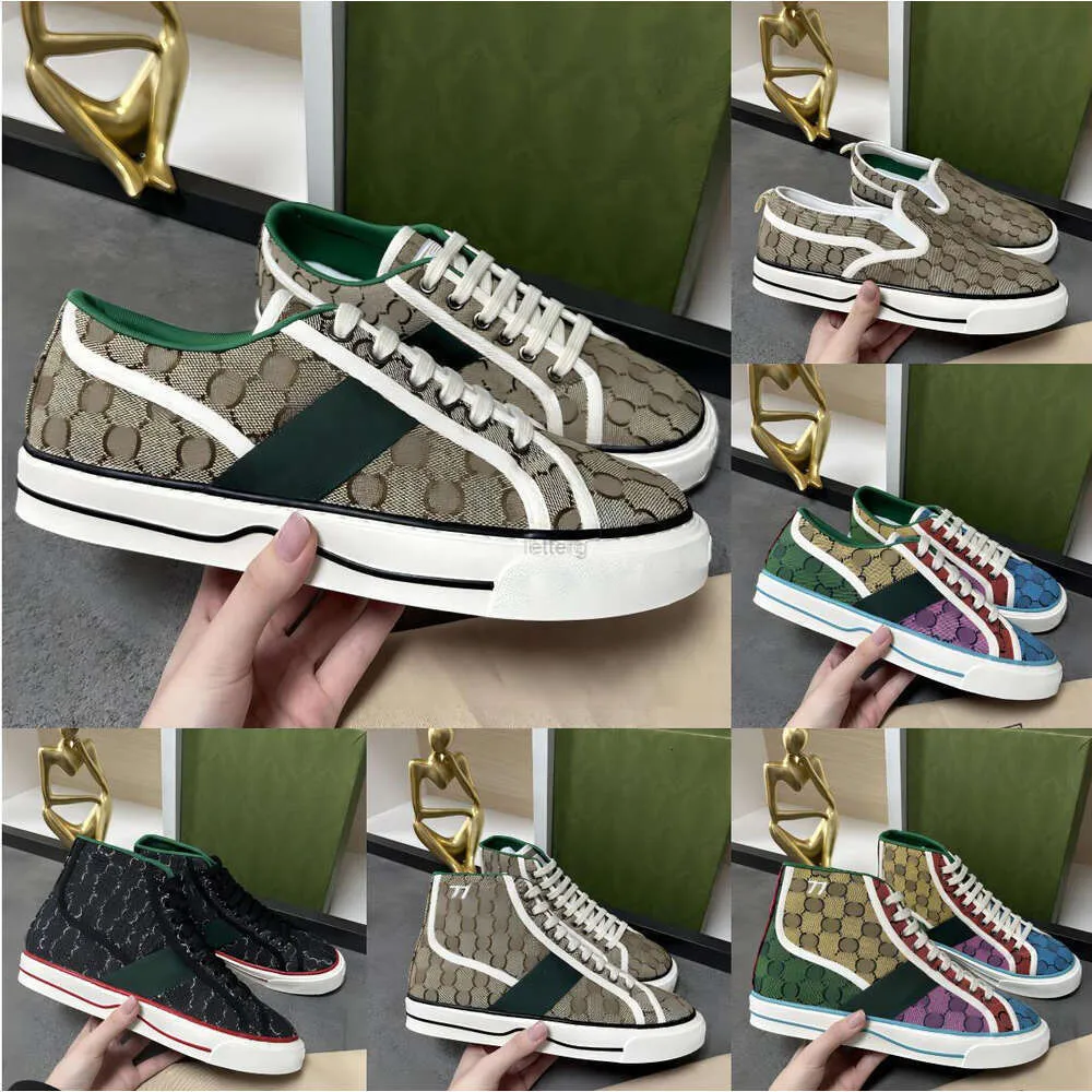 2024 NYA ACE SHOE TENNIS 1977 Casual Shoes Designers Italy Canvas broderade sneaker Kvinnor Män webbband Gummi Sole Stretch Cotton Classic Sneakers