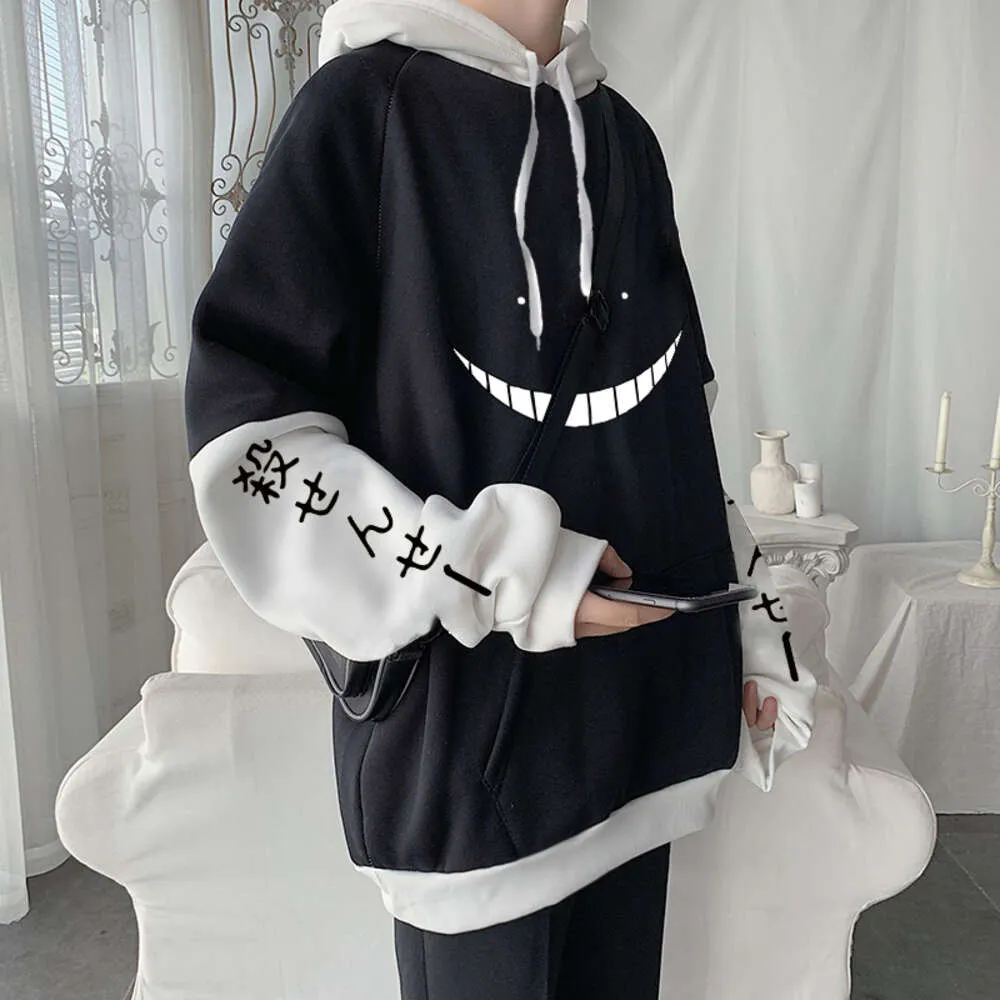Korosensei Hoodies Anime Assassination Classroom Sweatshirt Mannen Winter Haruku Streetwear Gothic Vrouwen Kleding Oversized Hoodie