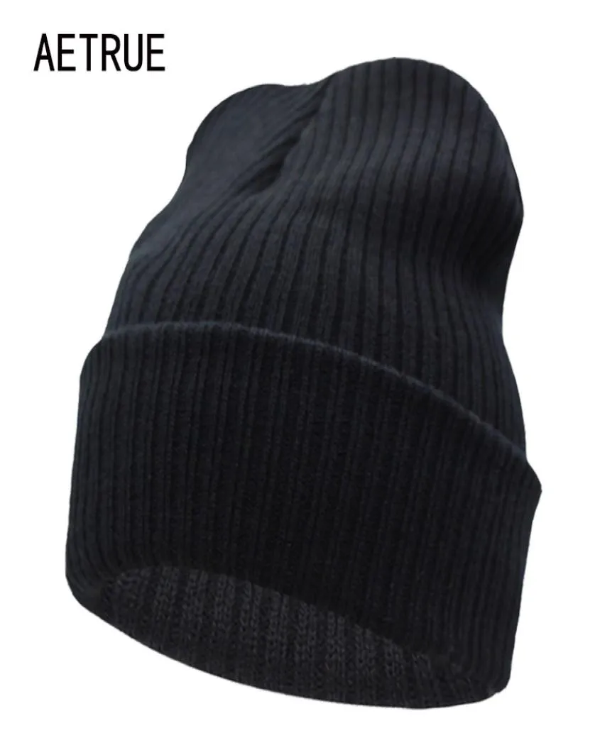 男性のためのビーニー冬の帽子を編む帽子女性女性のための冬の帽子を編む空白のカジュ​​アルウールウォームフラットボンネットビーニー20186182302