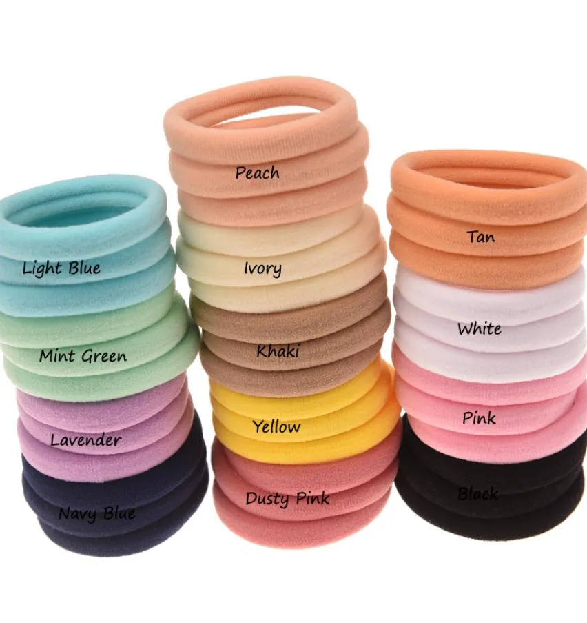 5 cm diameter nylon hår slips 1 cm yoga slips elastiska hårband mode tillbehör butik hårband tillbehör4885863