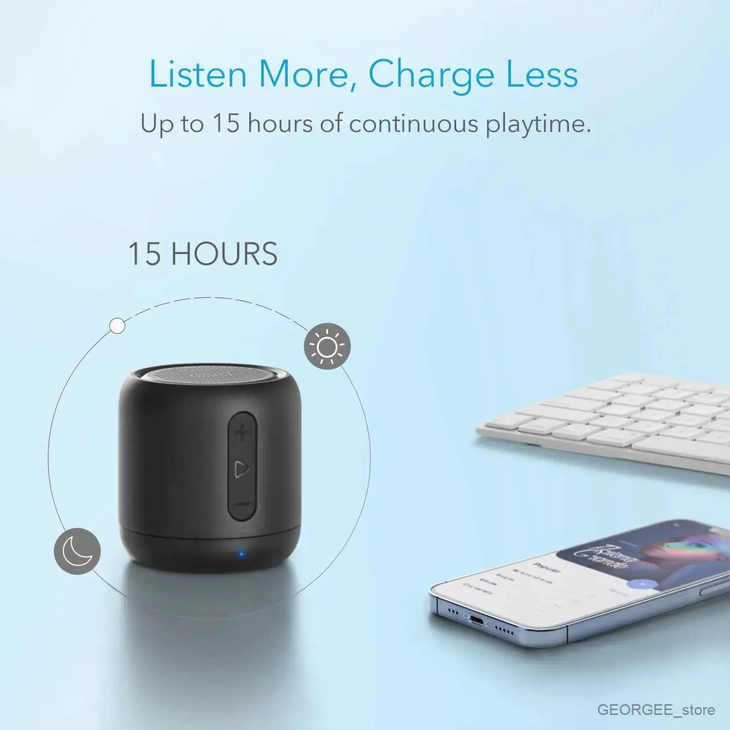 Mini Speakers Anker Soundcore Mini Super Portable Bluetooth Speaker with FM Radio 15 Hour Playtime 66 ft Bluetooth Range Enhanced Bass No