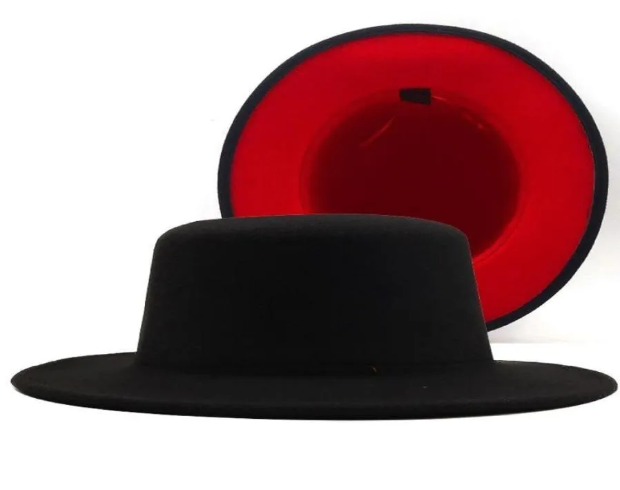 Chapeaux à large bord plat haut Fedora chapeau pour femmes hommes Fedoras en vrac Men039s Women039s feutre 2021 femme homme Panama casquette femme mâle J2793990