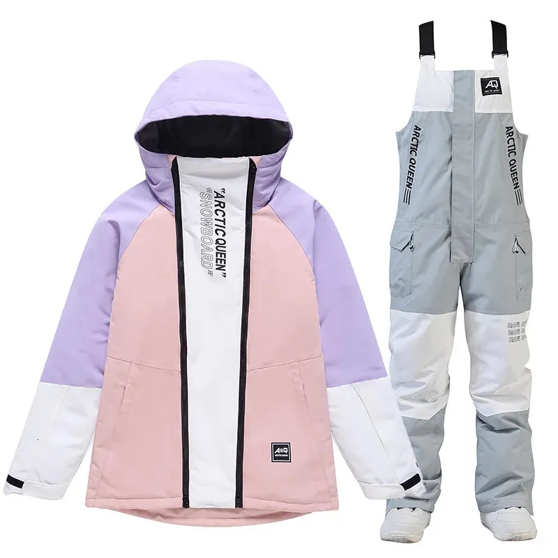 2023 Costumes de ski d'hiver en plein air Snowboard Ski Sports Vêtements Succes de neige thermique éolienne pour femmes hommes 231225