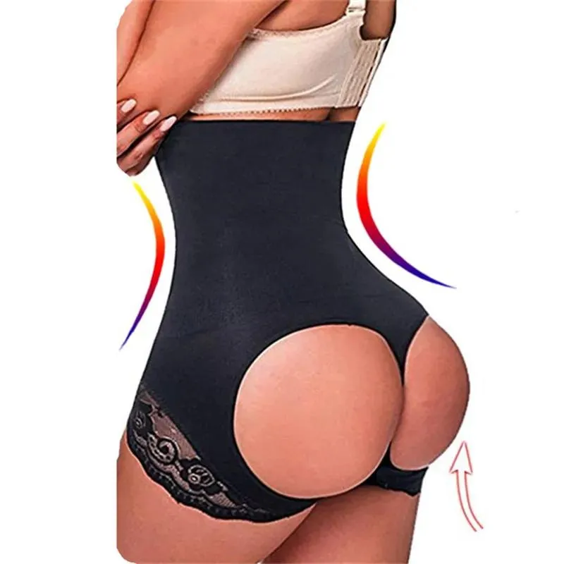 Rokken Plus Size Taille Trainer Body Shaper Hollow Out Tummy Hoge taille Butt Lifter Dames Firm Shorts Shapewear Grote maat 4xl 3xxl