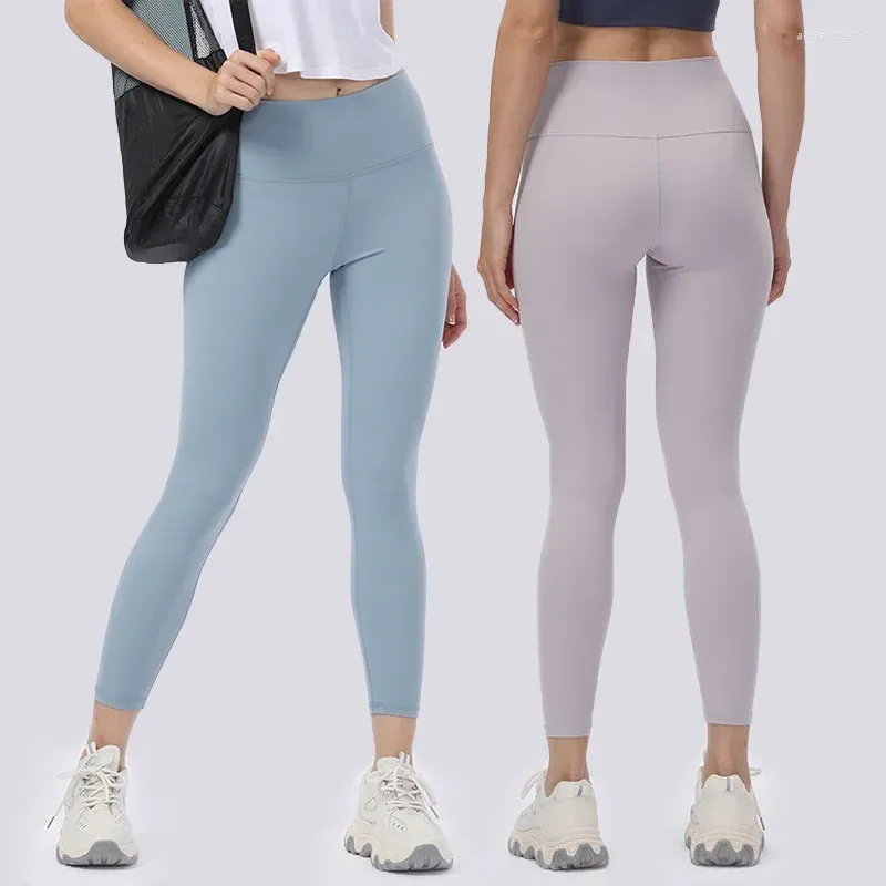 Pantalon actif Aligner les femmes taille haute Yoga Leggings de gymnastique pantalon d'entraînement tenue décontracté collants de jogging Fitness vêtements de sport grande taille