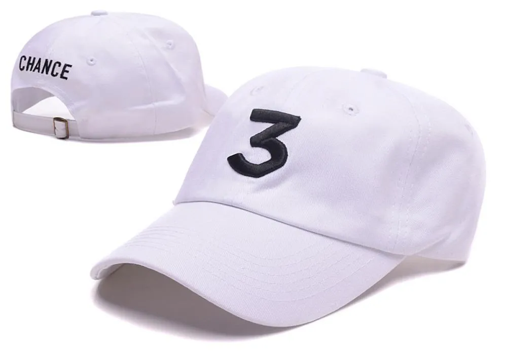 Wysokiej jakości szansy 3 The Rapper Caps Paspback Letter Haftame Baseball Cap Hip Hop Streetwear Snapback Gorras Sun Hats dla WOM7462556