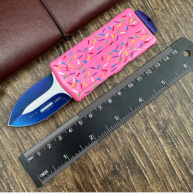 Micro Exocet Dessert Warrior OTF Tech Knife Pocket Knives Wallet Clip Pocket Knife EDC Self