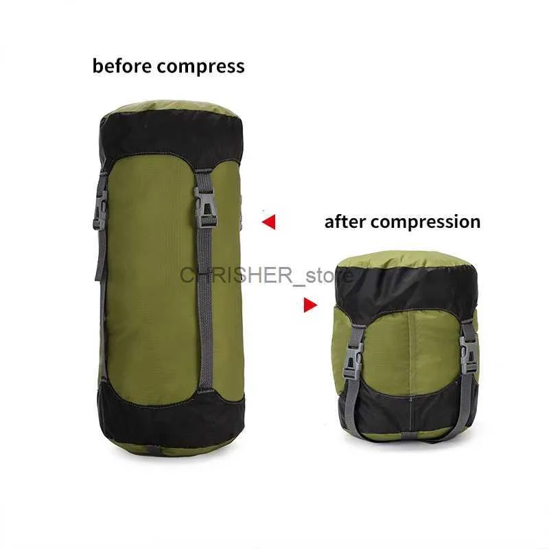 Śpiwory obozowe przekłady do spania torba do przechowywania worka na zewnątrz pakiet kompresyjny w dół bawełniany śpiwór śpiwór podróżny w torbie zaostrzyj BAGL231226