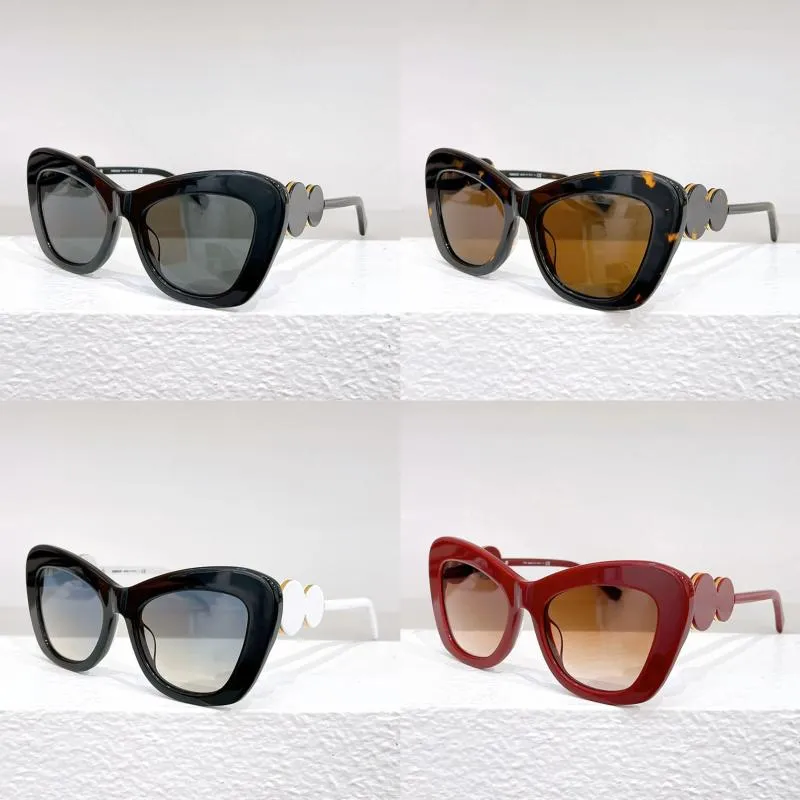 サングラスve for women men designer cat eye original屋外高品質グラディエントパイロットアイウェアメガネ2857