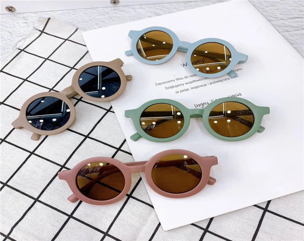 Moda coreano crianças óculos de sol adorável maçante polonês meninas meninos óculos de sol ultravioleta infantil óculos criança óculos gafas 8587627