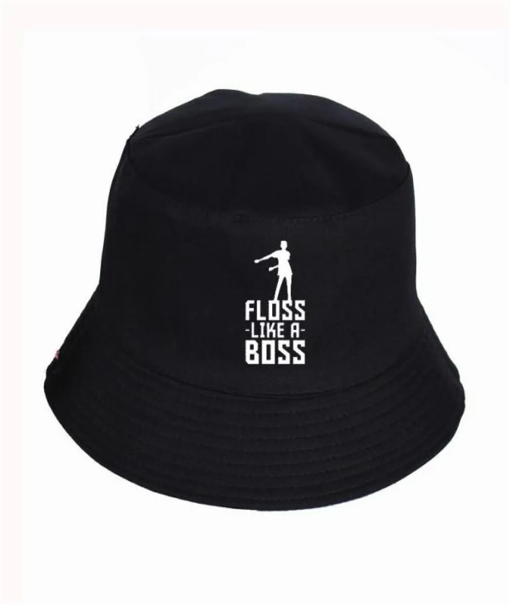 Cloches 2021 Floss Like A Boss Print Mens Womens Panama Bucket Hat High Quality Cap Summer Sun Visor Fishing Fisherman3608265