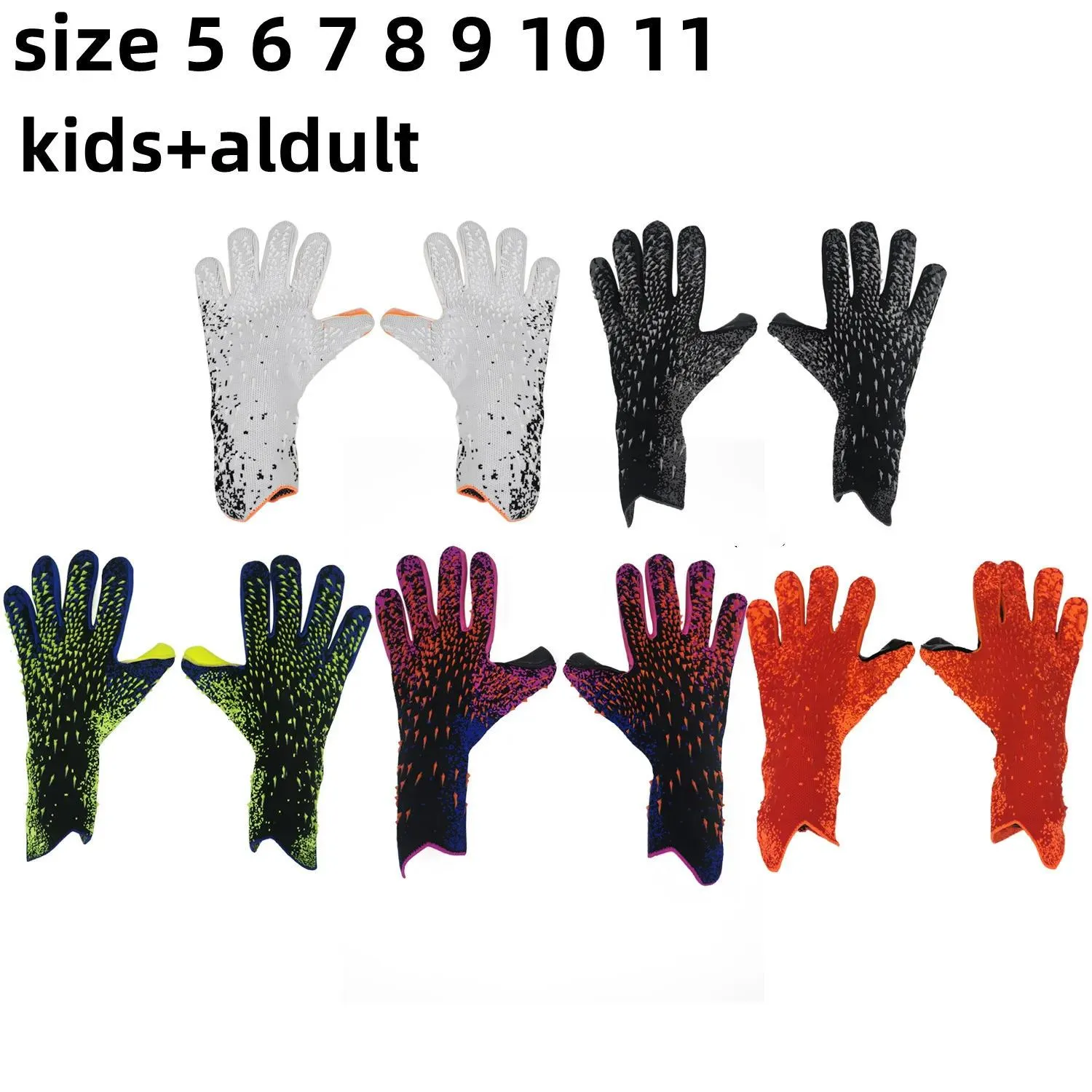 Gloves Sports Gloves Kids Football Goalkeeper Soccer Gloves Thickened Latex Children Goalie Guantes de Portero Nino Boys Football Goalkee