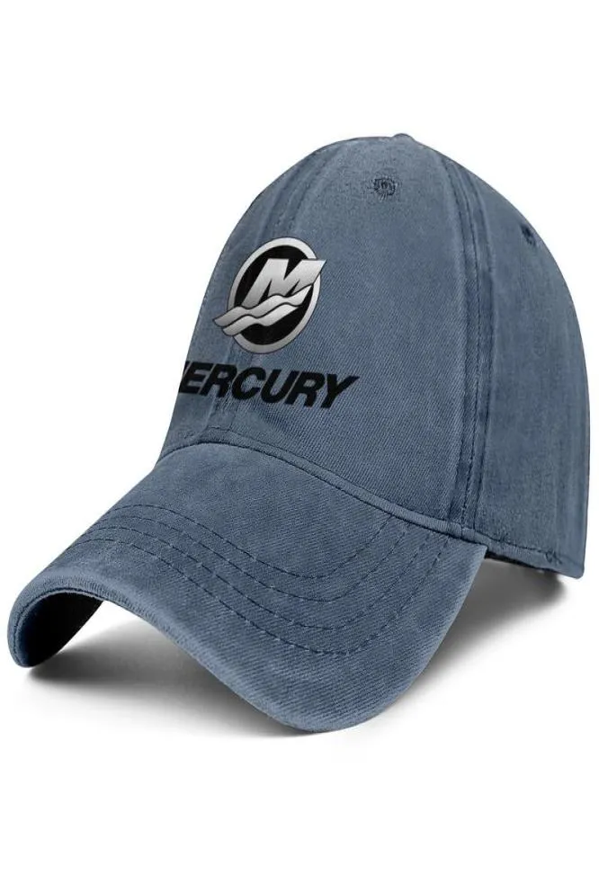 Mercury Unisex denim baseball cap custom fashion cute classic hats Marine logo diesel 80th anniversary Logo Brand Product design F2380242