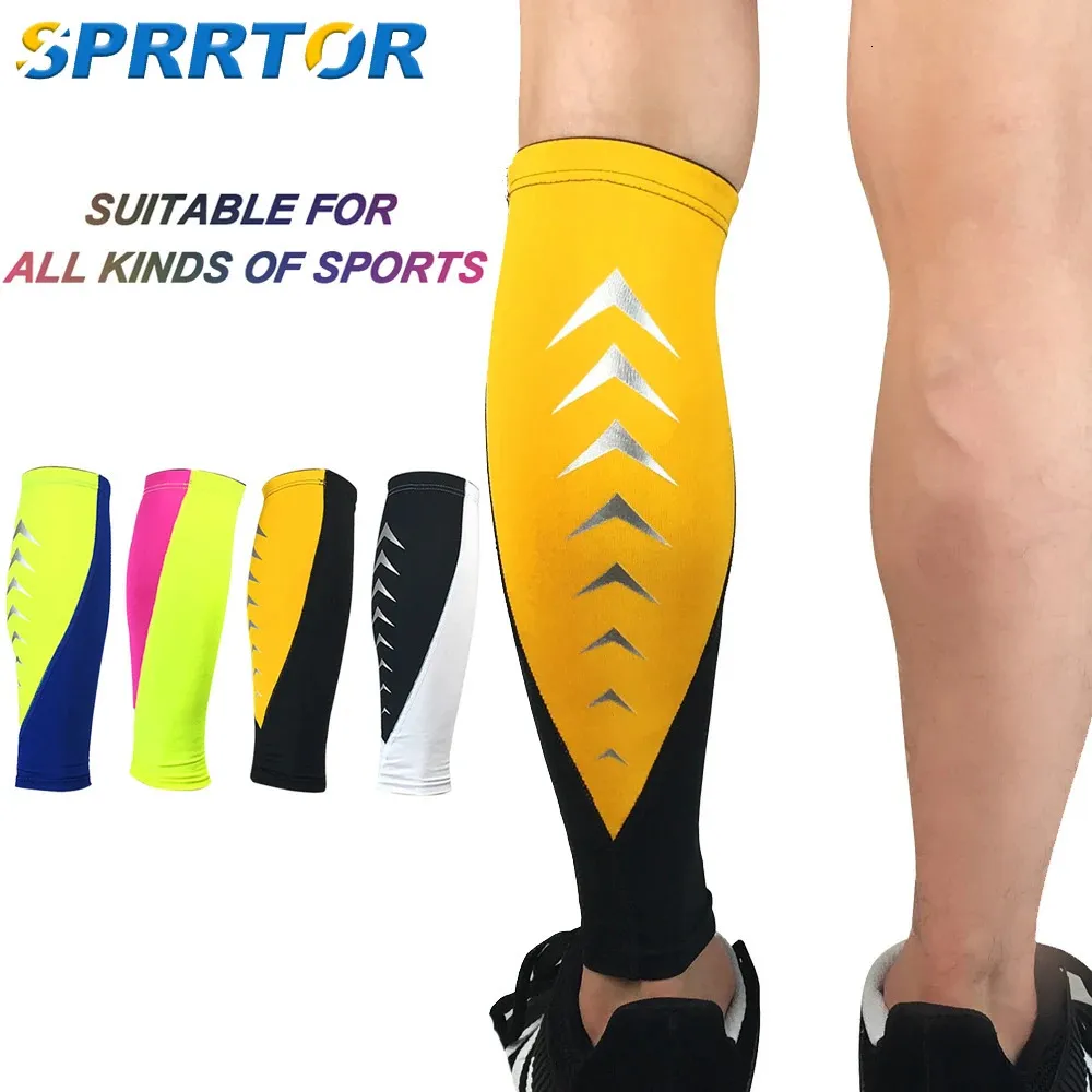 1st Sport Compression Calf Sleeves Leg Sock Runners Shin Splint Varicose Vein Pain Relief Guards Running 231225