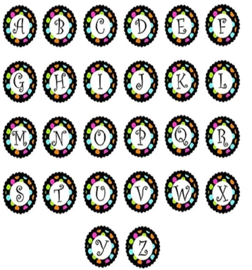 4 Stile, gemischte Glas-Anfangs-AZ-Alphabet, 26 Buchstaben, Druckknöpfe, 18 mm, Glas-Druckknopf-Charms, passend für DIY-Knopf-Druckknopf-Armband, Halskette 6003102